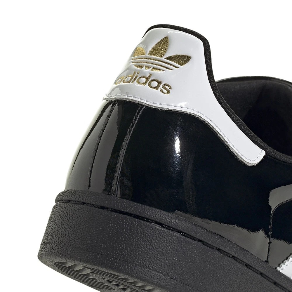 Adidas Superstar II Core Black Cloud White Gold Women's 6 JS4009 New - Picture 7 of 10